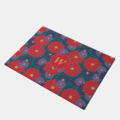 Splashy Fall Floral Doormat Fußmatte (Schrägansicht)