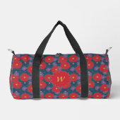 Splashy Fall Floral Duffle Bag (Vorderseite)