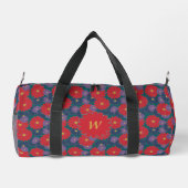 Splashy Fall Floral Duffle Bag (Rückseite)