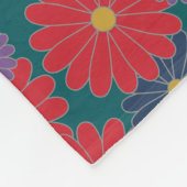 Splashy Fall Floral Fleece Blanket (Ecke)