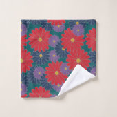 Splashy Fall Floral Handtuch Set (Waschlappen)