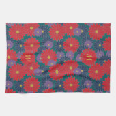 Splashy Fall Floral Kitchtuch Geschirrtuch (Horizontal)