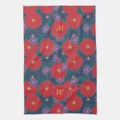 Splashy Fall Floral Kitchtuch Geschirrtuch (Vertikal)