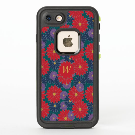 Splashy Fall Floral Lifeproof Telefon Fall (Rückseite)