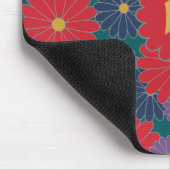 Splashy Fall Floral Mousepad (Ecke)