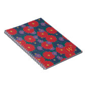 Splashy Fall Floral Notebook Notizblock (Rechte Seite)