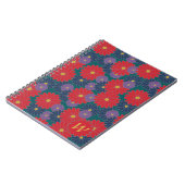 Splashy Fall Floral Notebook Notizblock (Linke Seite)