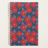 Splashy Fall Floral Planner Planer (Vorderseite)