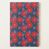 Splashy Fall Floral Planner Planer (Rückseite)