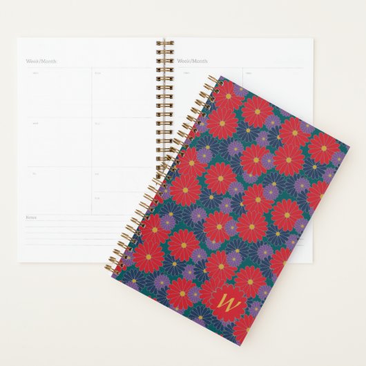Splashy Fall Floral Planner Planer (Anzeige)