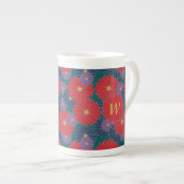 Splashy Fall Floral Specialty Tasse (Vorderseite Rechts)