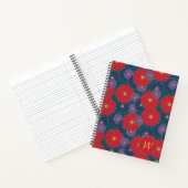 Splashy Fall Floral Spiral Notebook Notizblock (Innenseite)