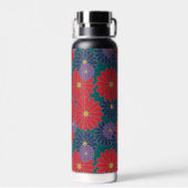 Splashy Fall Floral Trinkflasche (Rückseite)
