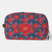 Splashy Fall Floral Waschbeutel (Vorderseite)