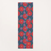 Splashy Fall Floral Yoga Mat Yogamatte (Vorderseite)
