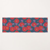 Splashy Fall Floral Yoga Mat Yogamatte (Vorderseite (Horizontal))