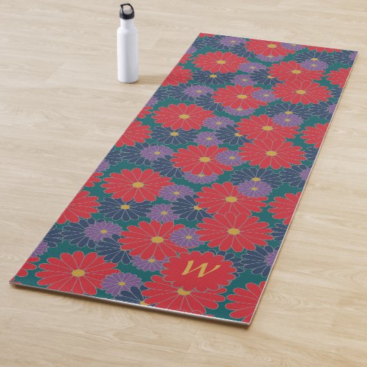 Splashy Fall Floral Yoga Mat Yogamatte (Beispiel)