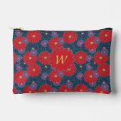Splashy Fall Floral Zubehörtasche (Vorderseite)