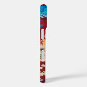 Splashy-Hand Painted Abstract Art Case-Mate iPhone Hülle (Rückseite / Rechts)