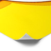 Splashy Happy Emoji Fun Poster (Ecke)