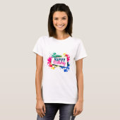 Splashy Happy Geburtstag T - Shirt Design! (Vorne ganz)