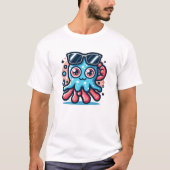 Splashy Octopus T-Shirt (Vorderseite)