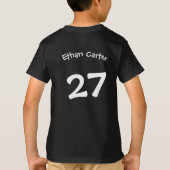 Splashy Red and Green American Football Helmet T-Shirt (Rückseite)