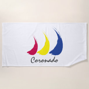 Splashy Sails_Paint-The-Wind_Coronado Strandtuch