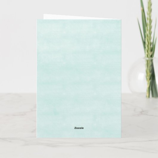 Splashy & Sassy jedes Alters Meerjungfrau Geburtst Karte (Rückseite)