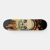 Splatted Skull Skateboard (Horizontal)