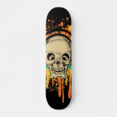 Splatted Skull Skateboard (Vorne)