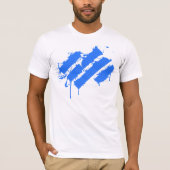 Splatter blue T-Shirt (Vorderseite)