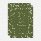 Splatter Christmas Card Feiertagskarte