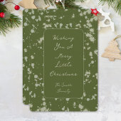 Splatter Christmas Card Feiertagskarte