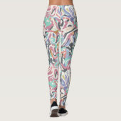 Splatter designed leggings (Rückseite)