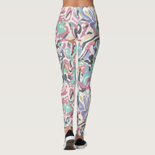 Splatter designed  leggings (Rückseite)