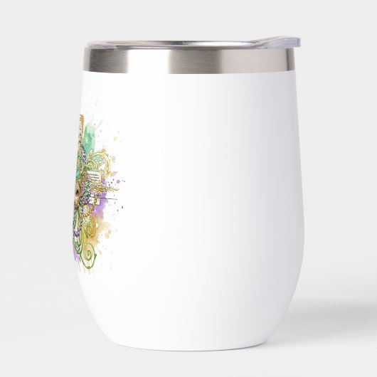 Splatter Mardi Gras collage (Links)