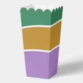 Splatter Mardi Gras collage Geschenkschachtel (Rückseite)