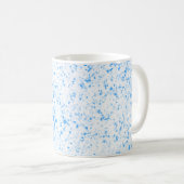 Splatter Texture - Blue Kaffeetasse (VorderseiteRechts)