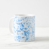 Splatter Texture - Blue Kaffeetasse (Vorderseite Links)