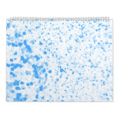 Splatter Texture - Blue Kalender (Titelbild)