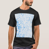 Splatter Texture - Blue T-Shirt (Vorderseite)