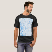 Splatter Texture - Blue T-Shirt (Vorne ganz)