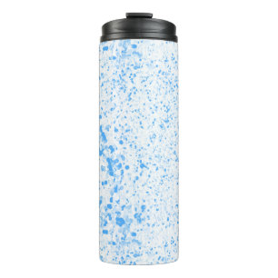 Splatter Texture - Blue Thermosbecher
