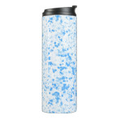 Splatter Texture - Blue Thermosbecher (Nach links gedreht)