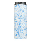 Splatter Texture - Blue Thermosbecher (Rückseite)