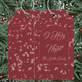 Splatter Weihnachten Geschenkanhänger