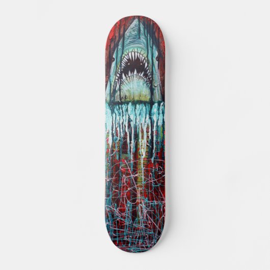Splatterday/Hai-Skateboard Skateboard (Vorderseite)