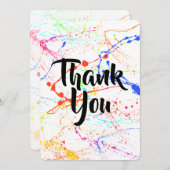 Splattered danke zu kardieren (Vorne/Hinten)