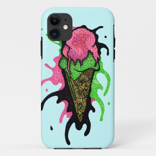 Splattered Eiscreme Case-Mate iPhone Hülle (Rückseite)